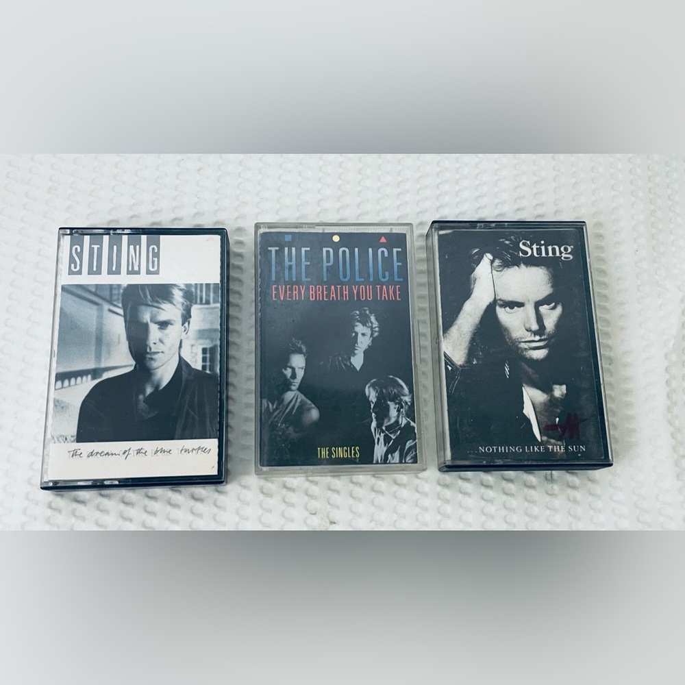 Sting The Police Cassette tape lot of 3